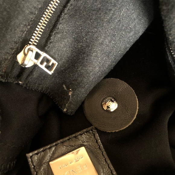 FENDI F/W 09 Blackout Mamma Forever Baguette in Grey Jersey Cotton - Picture 6 of 13